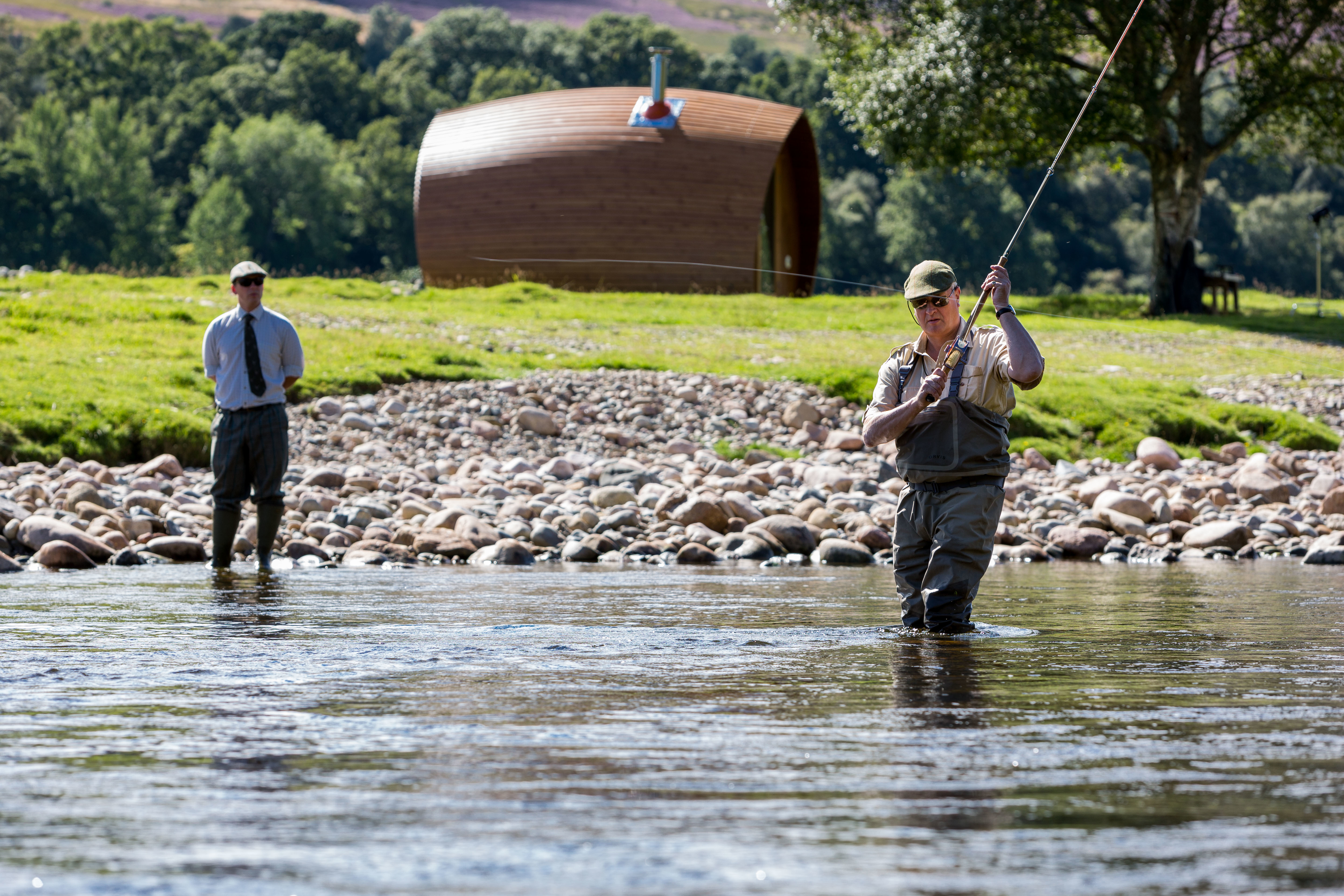 Fishing on one of the world’s best spring salmon rivers