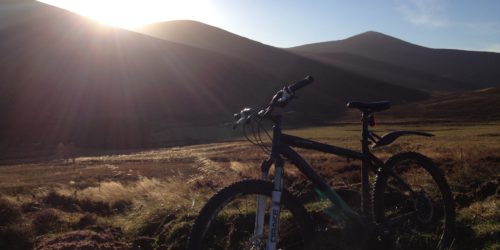 Mountain biking