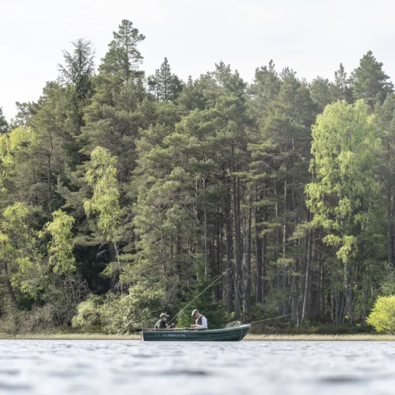 GTW25 Trout Fishing Sitting in Boat
