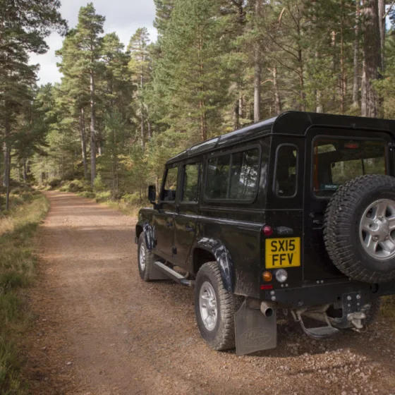 GTW25 Deer Stalking Highland Safari vehicle Glen Tanar