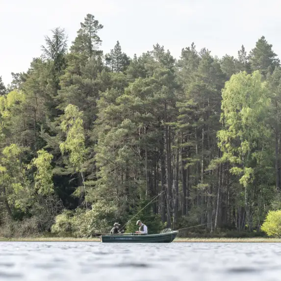 GTW25 Trout Fishing Sitting in Boat